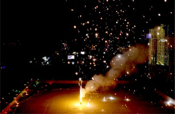 This year Diwali is quieter than in the past few years, but Air Quality deteriorates